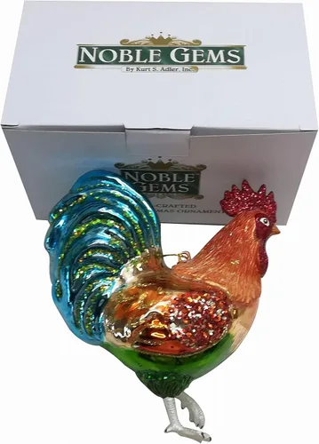 Miniatura 6 de Adorno de gallo de cristal Noble Gems™