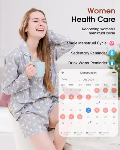 Miniatura 9 de Reloj inteligente para mujer (respuesta/hacer llamadas), reloj de seguimiento de actividad física de 1.27 pulgadas con más de 130 modos deportivos