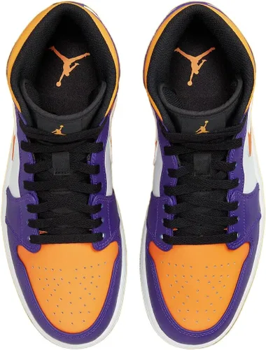 Miniatura 5 de Jordan Air Jordan 1 Mid DQ8426 517 Lakers para hombre, talla 8.5, Kleur Als Op Fotos