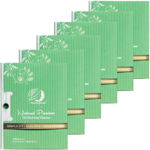 Miniatura 14 de Pañuelos naturales absorbentes de grasa facial, hojas de papel para eliminar manchas de grasa facial Bambú-Carbón vegetal