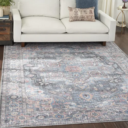 Miniatura 34 de Nourison Home New Concept - Alfombra lavable de 2 pies 2 pulgadas x 8 pies, fácil de limpiar, no se desprende, para dormitorio, sala de estar