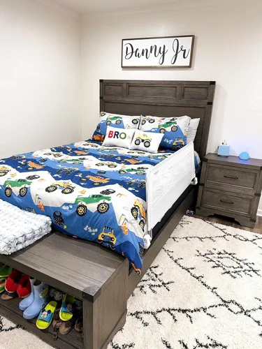 Miniatura 125 de Hauteloom, Duncans - Alfombra de estilo granja de pelo mullido para sala y dormitorio, con borlas - Beige, carbón, gris - 2 pies 7 pulgadas x 7 pies