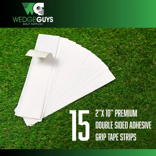 Miniatura 2 de Wedge Guys GLP Velvet Grips de Golf Paquete de 13 con Kit de Grip Deluxe Rendimiento para Todo Clima con Tracción de Nivel Tour en Blanco/Negro