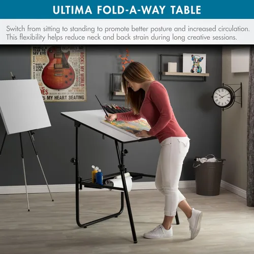 Miniatura 5 de Studio Designs 19652 Ultima Fold A Way Mesa, color negro
