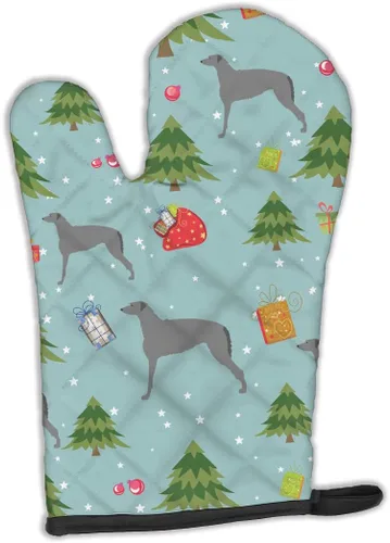 Miniatura 127 de Caroline's Treasures BB4872OVMT - Guante de horno de Navidad Affenpinscher resistente al calor, grueso para sartenes calientes y horno, manopla