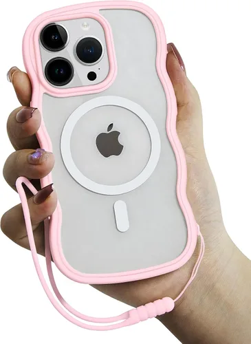 Miniatura 19 de Funda magnética para iPhone 13 Pro Max, funda transparente para iPhone 13 Pro Max, bonita funda para iPhone 13 Pro Max, funda protectora de TPU