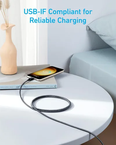 Miniatura 4 de Anker Cable USB C a USB C, Cable Cargador de Carga Rápida Tipo C (6 pies, 2 unidades) para iPhone 17/16 Series, iPad Air 4, MacBook Pro 2022 y más