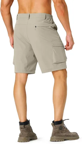 Miniatura 3 de Pantalones cortos de senderismo para hombre, de secado rápido, ligeros, con múltiples bolsillos, para pesca, campamento, golf