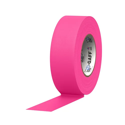 Miniatura 10 de ProTapes Pro Gaff Cinta de Gaffer de tela mate premium de 1 pulgada de ancho con adhesivo de goma, 11 mils de grosor, 55 yardas de longitud
