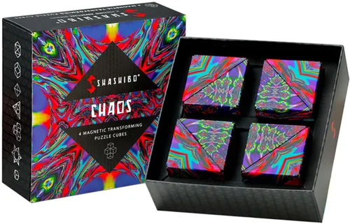 Miniatura 29 de SHASHIBO Anti Stress Cube - Award-Winning and Patented Infinity Cube with 36 Rare Earth Magnets - Extraordinary 3D Infinity Cube - Transforms into