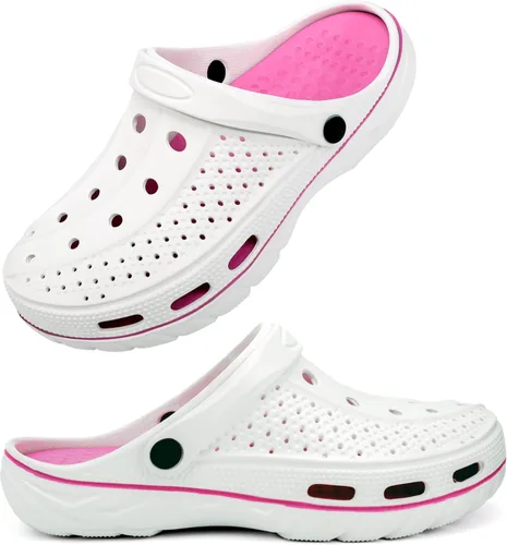 INMINPIN - Zuecos ortopédicos para mujeres y hombres, con soporte de arco, zapatos de jardín, sandalias con fascitis plantar y plantillas de pies