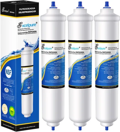 Miniatura 10 de EXCELPURE GXRTDR - Filtro de agua en línea de repuesto para GE GXRTDR, Samsung HAFEX/EXP, DA29-10105J, Whirlpool WHKF-IMTO, RWF0300A filtro