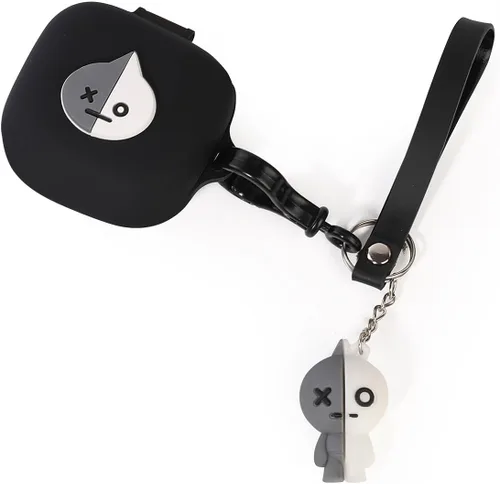 Miniatura 5 de Funda para auriculares Beats Fit Pro, funda de carga de silicona de dibujos animados con lindo llavero de muñeca con cordón antipérdida