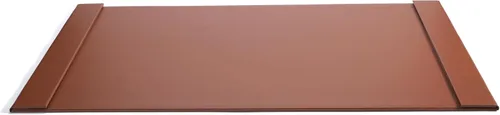 Miniatura 12 de Protector de escritorio de cuero de 30 x 18 pulgadas con rieles laterales para escritura, protector de escritorio ejecutivo para oficina, hogar