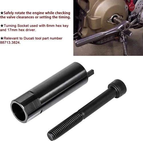 Miniatura 3 de Herramienta de torneado de cigüeñal para Ducati 1098 1198 1199 1299 848 Hypermotard Engine 1990 ~ 2020