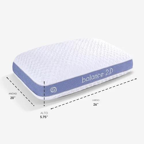 Miniatura 8 de Bedgear Almohada Balance Performance – 2.0 – Almohada de cama que absorbe la humedad para todas las posiciones de sueño – Almohada de cama