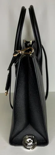 Miniatura 7 de Michael Kors Mirella MD EW Logo Tote Bag incluido con gran cartera Continental y gancho para bolso