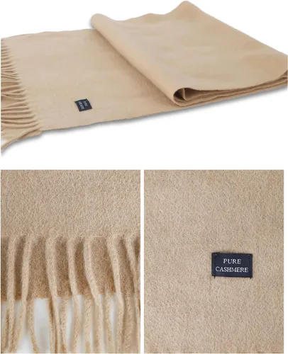 Miniatura 5 de Cashmere Scarf 100% Cashmere Fringed Edges Scarves large size Warm & Soft Colors Available in Solid