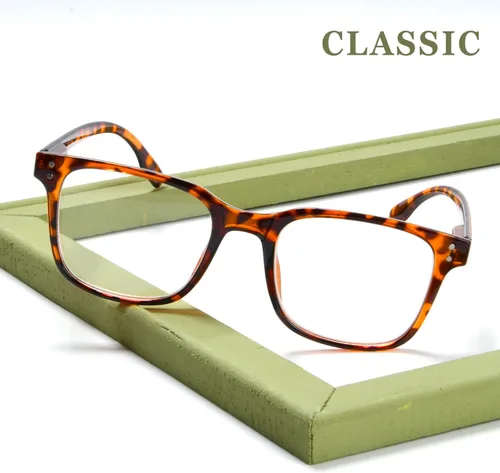 Miniatura 6 de Eyekepper Paquete de 5 lentes de lectura grandes – Lectores cuadrados para hombres y mujeres +0.50