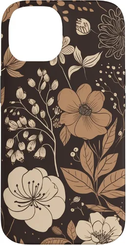 Miniatura 4 de Hazelnut Brown Wildflower Floral Flower Design Case for iPhone 17