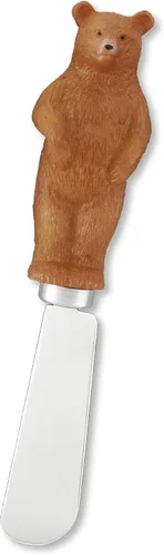 Miniatura 5 de Supreme Housewares Esparcidores de queso de oso, asas de resina pintadas a mano con cuchillas de acero inoxidable para untar queso crema