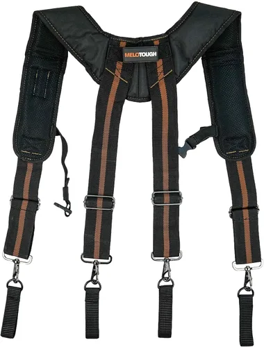 Miniatura 8 de MELOTOUGH Tirantes de cinturón de herramientas Tirantes de trabajo de construcción con soporte desmontable para teléfono cómoda almohadilla