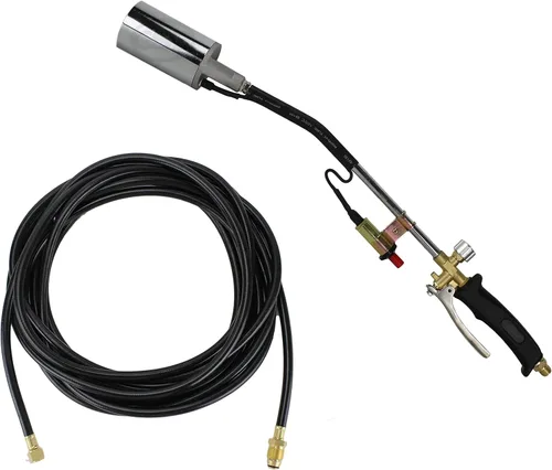 Miniatura 7 de TITUS Push-Start Antorcha de malezas de propano de alto rendimiento para techos de nieve de hielo de madera