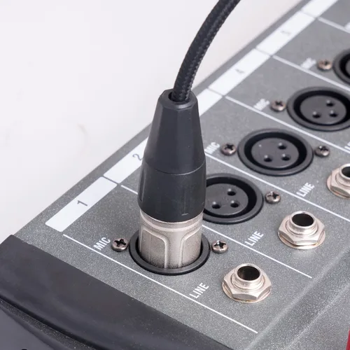 Miniatura 6 de Cable macho de 1/8 a XLR, cable adaptador de convertidor de audio macho TRS hembra equilibrado de 0.138 in a XLR macho (11.8 pulgadas)