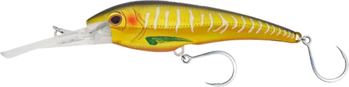 Miniatura 8 de Nomad Design DTX Minnow con sistema patentado Autotune - Acción de natación de pez cebo envejecido, BKK Diablo Caballa Rosa Caliente