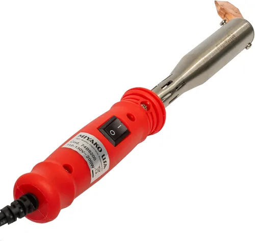 Miniatura 3 de Soldador de 200 W, soldador estilo bolígrafo, resistente, soldadura con mango de plástico blindado térmico, práctico interruptor de encendido