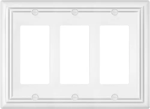 Miniatura 15 de Cubiertas de Enchufe Decorador Doble, Placas de Pared de Bronce Envejecido para Interruptor de Regulador, Enchufe GFCI y Receptáculo, Placas