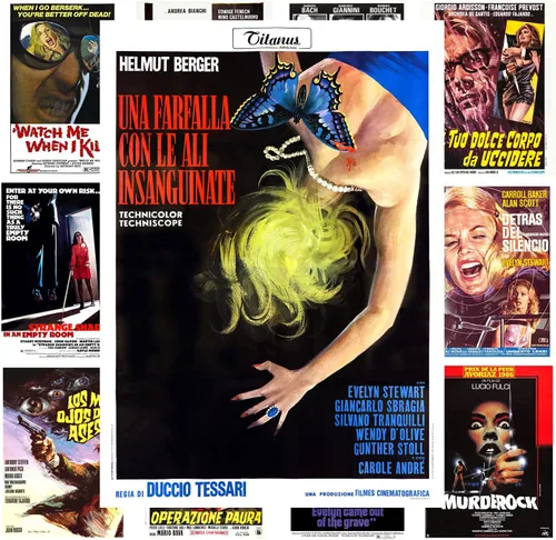 Miniatura 16 de Mini-carteles de película (13 carteles de 8 x 11 pulgadas) Zombies Horror Vintage Pósters de películas cubiertas de película de explotación retro