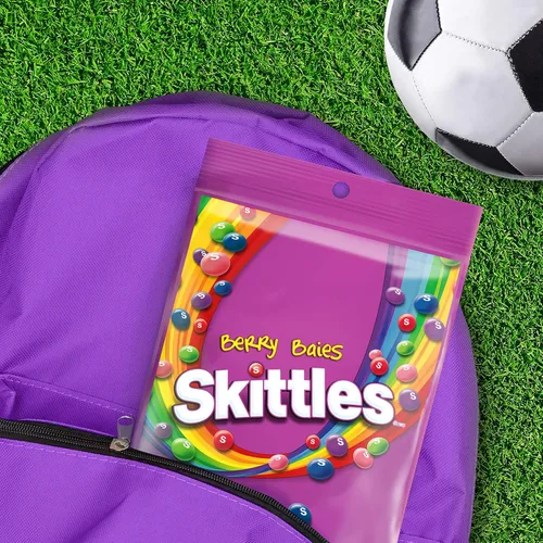 Miniatura 5 de Skittles Berry, Mega-Pack, 320gm/11.28oz, Púrpura