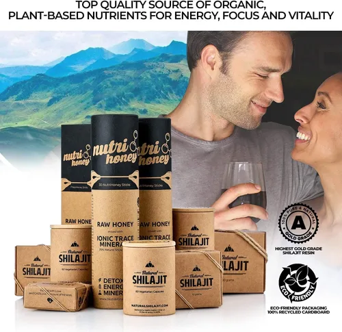 Miniatura 6 de NATURAL SHILAJIT Resina 20G, palitos de miel Shilajit, 30 unidades, 60
