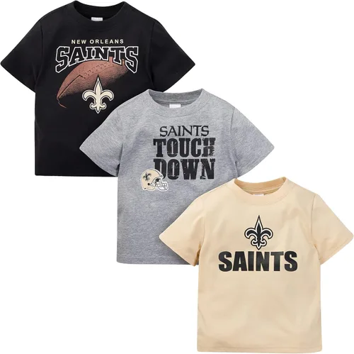 Miniatura 11 de Gerber Unisex Baby NFL 3 Pack Short Sleeve Team Fan Tee Shirt