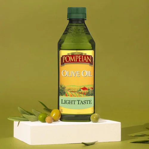 Miniatura 8 de Pompeian Aceite de Oliva de Sabor Ligero, Ideal para Cocinar a Altas Temperaturas, Hornear y Saltear, Alto Punto de Humo, 48 Onzas Líquidas