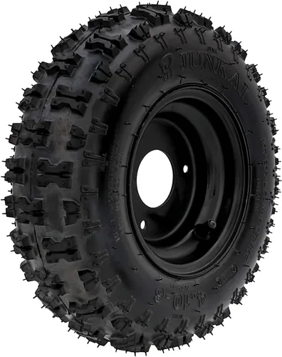 Miniatura 5 de Paquete de 2 neumáticos sin cámara 4.10-6 con llantas de 6 pulgadas para Go Kart, ATV, Quad, Mini Bike, Scooter, Drift Trike, Cortacésped, Tractor