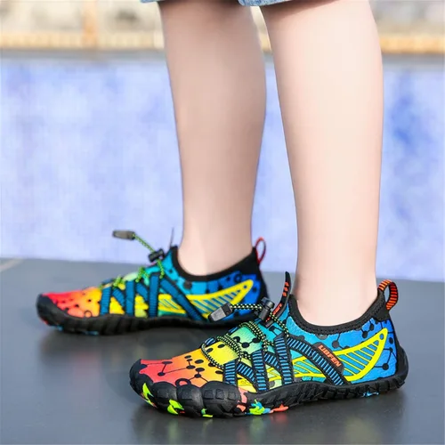 Miniatura 7 de UBFEN - Zapatos para el agua para niños y niñas zapatos acuáticos y livianos de secado rápido para ir a la playa practicar deportes hacer natación e