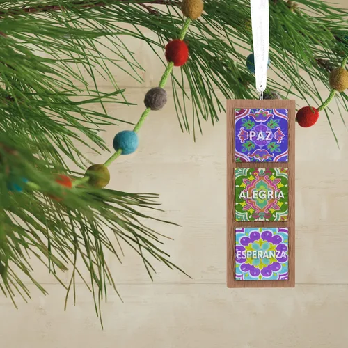 Miniatura 5 de Hallmark Vida Peace Tiles Adorno de Navidad (0001HDA1586)