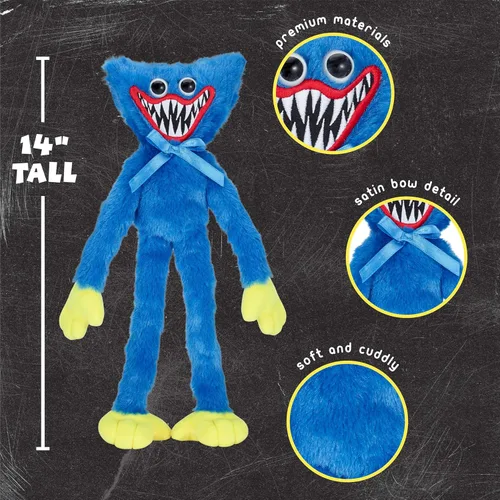 Miniatura 3 de Poppy Playtime - Peluche Scary Huggy Wuggy (felpa mediana de 14 pulgadas, serie 1) [Producto oficial]