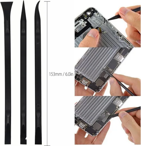Miniatura 3 de LIFEGOO Safe - Kit de herramientas de apertura de pantalla de acero ultrafino y sin nailon para teléfono celular, LCD, MacBook, iPad, iPod, tableta