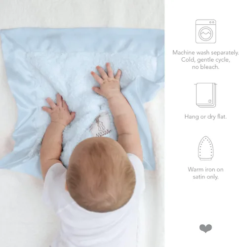 Miniatura 3 de Little Giraffe Manta para Bebé - Blanky - Manta Suave con Ribete de Satén - Manta para Cochecito de Bebé - Artículos Esenciales para Recién Nacidos