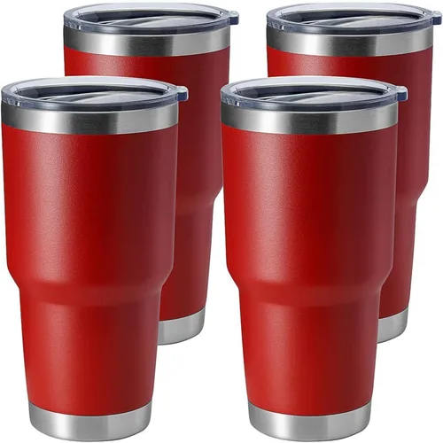 Miniatura 11 de Hasle Outfitters - Vaso de acero inoxidable de 30 onzas, taza de viaje con aislamiento al vacío de doble pared, taza de café aislada duradera, juego