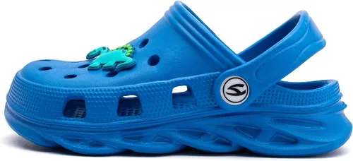 Miniatura 3 de WOUEOI Zapatos de jardín para niños y niñas, sandalias de dibujos animados, zuecos, pantuflas de playa para niños