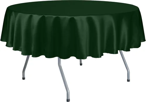 Miniatura 11 de Ultimate Textile Herringbone - Fandango 84-Inch Round Tablecloth, Black