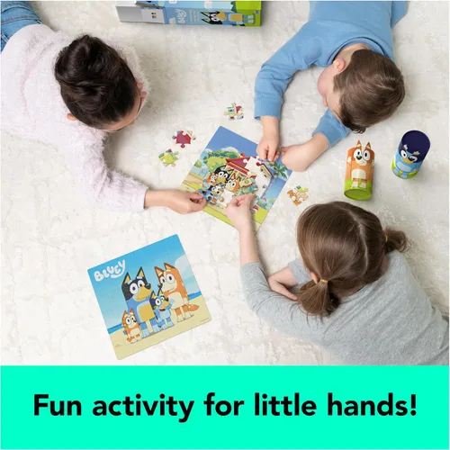 Miniatura 5 de Spin Master Games, rompecabezas de Bluey 2 unidades, 36 piezas, rompecabezas para niños, juguetes de Bluey y preescolar, para edades de 3 años