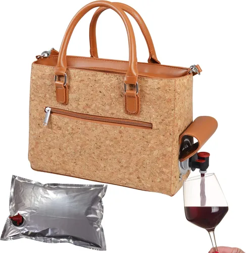 Miniatura 20 de Primeware – Bolsa aislante para bebidas con bolsa de 3 litros Almacenamiento térmico caliente y frío Dispensador portátil para vino, cócteles
