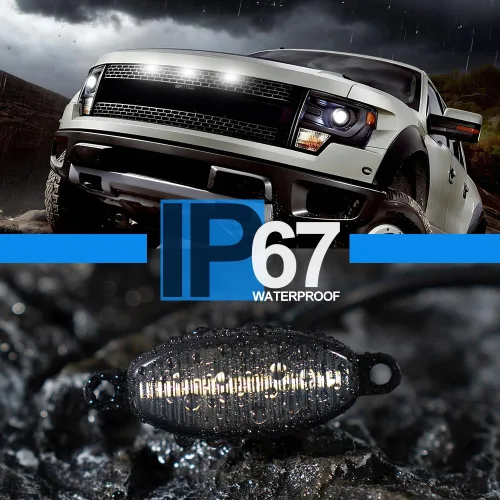 Miniatura 8 de Lentes ahumadas xenón blanco LED Rapter luces para Ford F150 SVT Rapter Pick Up 2010-2014 Ford Rapter Pick Up 2017-2019 Ford Rapter Pick Up