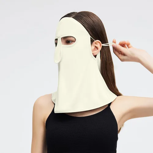 Miniatura 3 de Polaina para el cuello, máscara de protección solar, pasamontañas, bandanas de cara completa, cubierta de protección solar UPF50+ con bucles