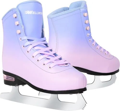 Miniatura 11 de Ice Skates for Women, Adult Figure Skates for Men, Figure Skating Shoes with Velvety Lining for Indoor& Outdoor Rink,Ice Skates Size 5 6 7 8 9 10 11